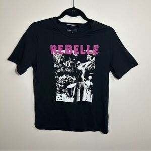 Maje Black Rebelle Tee